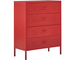Ladekast ENAGO Metaal Rood