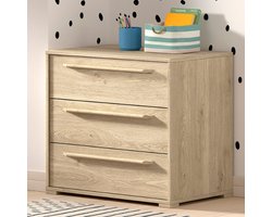 Ladekast Sammie 68x43x61cm - 3 lades - eikdecor