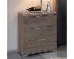 Ladekast Universal | 46 x 42 x 61 cm | Dark Walnut-design - Emob - Nachtkastje - Bruin - MDF