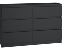 Ladekast zwart - 120cm