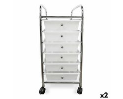 Ladenkast Confortime Conforti Metaal (2 Stuks) (33 x 38,5 x 66,5 cm)