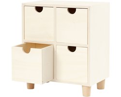 Ladenkast, H: 23 cm, D: 11,5 cm, B: 20 cm, 1 stuk