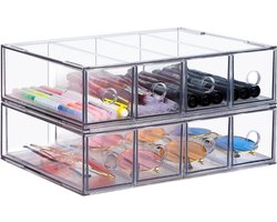 Ladenkastje Bureau Orgenaizer - Bureaukast - Ladeblok - Transparant