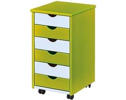 Ladenkastje - Lade Kastje - Ladekasten Slaapkamer - Groen/Wit
