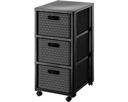 Ladenkastje - Ladeblok Bureau Organizer - Archiefkast - Zwart