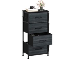 Ladenkastje - Ladeblok Bureau Organizer - Archiefkast -Zwart