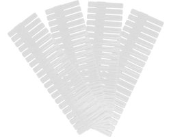 Ladeverdeler - Lade organizer - Wit - 4 stuks 32.7 x 7cm - Verstelbare ladeverdeler