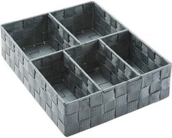 Ladeverdeler met 5 vakken - Donkergrijs