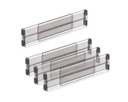 ladeverdelers - 16-delige set - 8 lade organizers - verstelbaar - 28 - 53 cm - kunststof