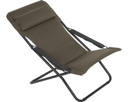 Lafuma Transabed Air Comfort - Loungestoel - Verstelbaar - Inklapbaar - Taupe