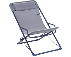 Lafuma TransaSwing - Schommelstoel - Strandstoel - Loungestoel - Verstelbaar - Inklapbaar - Batyline - Indigo