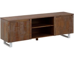 Lagos|TV-meubel met 2 deuren in grenen bruin