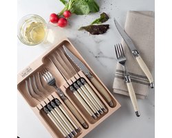 Laguiole Bestekset 12-delig - Rvs - Ivoor