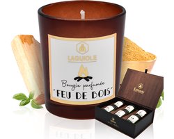 Laguiole Geurkaarsen - Giftset - 6 Kaarsen - Natuurlijk Houtige Geur