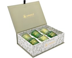Laguiole Geurkaarsen - Giftset - 6 x 30g Kaarsen - Camelia & Vlas