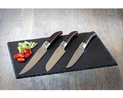 Laguiole Keukenmessen - 3-delig - Keukenmes - Koksmes - Keukenmessen Set