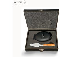 Laguiole L' art du | Oestermes | in luxe geschenkdoos | Olijfhout | Met Handbeschermer