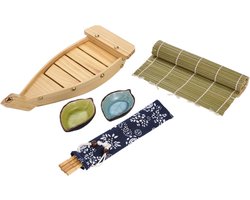 Laguiole Premium Sushi tafelset voor 2 personen - sushi boot met accessoires
