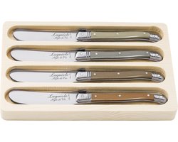 Laguiole Style de Vie Botermessen Premium Line - 4-delig - Treasure