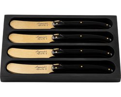 Laguiole Style de Vie Botermessen Prestige Line - 4-delig - Goud