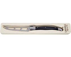 Laguiole Style de Vie Kaasmes Premium Line - In houten giftbox - Zwart