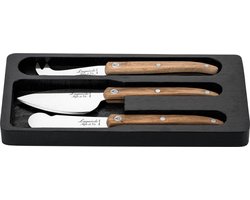 Laguiole Style de Vie Kaasmessenset Innovation Line - 3-delig - Eiken