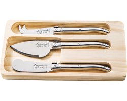 Laguiole Style de Vie Kaasmessenset Premium Line - 3-delig - RVS