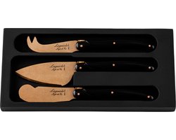 Laguiole Style de Vie Kaasmessenset Prestige Line - 3-delig - Koper