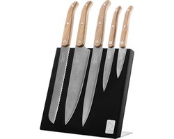 Laguiole Style de Vie Messenblok Innovation Line - 5-delig - met magnetisch blok