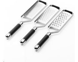 Laguiole Style de Vie Premium Line Raspen set - 3-delig - Zwart