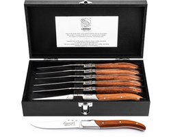 Laguiole Style de Vie Steakmessen Luxury Line - 6-delig - Rose