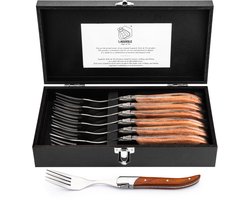 Laguiole Style de Vie Vorken Luxury Line - 6-delig - Rose