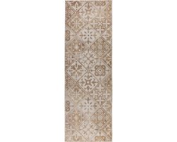 Lalee Luna keuken loper met antislip rug keuken tapijt wasmachine wasbaar 60x180 cm beige