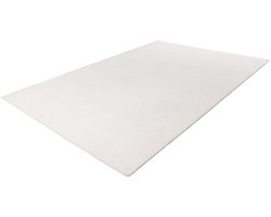 Lalee Vloerkleed - Tapijt - Effen - Wit - Zacht en Comfortabel - Antislip Onderzijde - Wasmachinebestendig