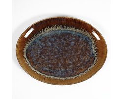 L’AMAR - Nautic - Ovaal Bord - Handgemaakt - 36 x 27,5 cm