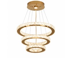 Lamor Hanglamp - Hanglampen Eetkamer Hal Woonkamer - Kroonluchter - Kristallen Kroonluchter - LED licht - Afstandsbediening