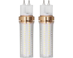 lamp-20W G12 LED-cornlamp, 2 stuks, 2000 lumen, 360 graden stralingshoek, SMD-chip, geschikt voor plafond- en vloerlampen, neutrale kleur.
