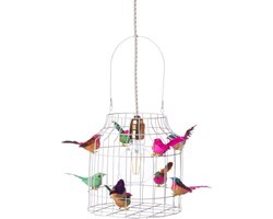 lamp kinderkamer | plafondlampen | hanglamp | babykamer lamp | 23 cm rond 42 cm h. (nog 2 andere formaten) | babykamer | hanglamp wit | plafondlamp wit | kinder plafondlamp | nachtlamp | nachtlampje baby | DUTCH DILIGHT | lamp met vogeltjes |