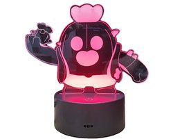 Lamp van Brawl Kids - Brawl kids Speelgoed - spike inspired Lamp - Knokkers Lamp - Brawl Kids - Kinderlamp - Nachtlampje - Multi Color Lamp - Lamp met afstandsbediening - Draadloos Nachtlampje