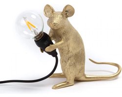 LAMPADA SELETTI MOUSE GOLD ART 15231