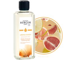 Lampe Berger Navulling - Aroma Energy - Zestes Toniques - Geurbrander - Geurlamp olie - 500ml