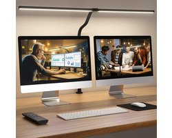 Lampen District® - Bureaulamp led dimbaar - Bureau Accessoires – Bureau Verlichting - 5 Lichtstanden & 5 Helderheidsniveaus - desk light