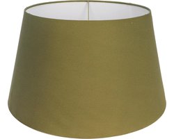 Lampenkap extra groot taps - ø52 cm - olijfgroen
