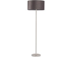 Lampenkap Fluweel - Kap Plafondlamp - Sfeerverlichting Wonen - Zachte Stof - Diameter 50cm - Grijs
