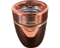 Lamphouder E27 Porselein - Rosé / Koper