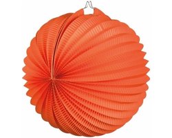 Lampion oranje 22 cm