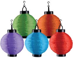 Lampion solar led - Geel