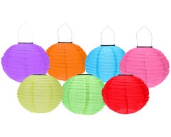 Lampionnen Voordeel pakketten Lampion Solar - verlicht - 35 stuks