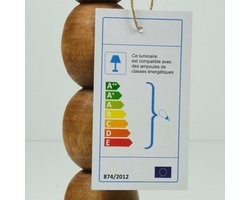 lampvoet bollen mango hout 30cm