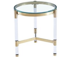 Lana Bijzettafel Brush Gold 50Ø